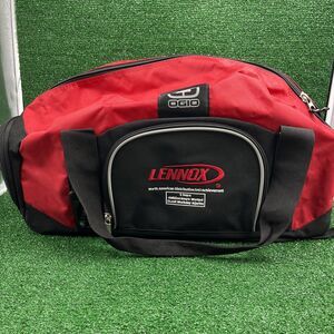 OGIO‎ Lennox Logo Big Dome Large Gym Travel Duffle Bag Red Black 21" x 12" x 10"